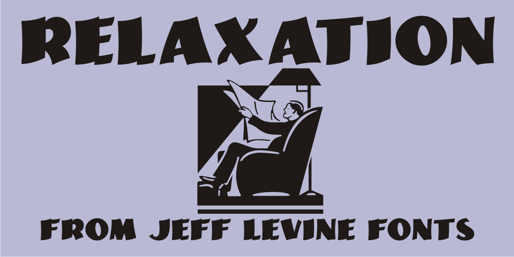 Relaxation JNL font