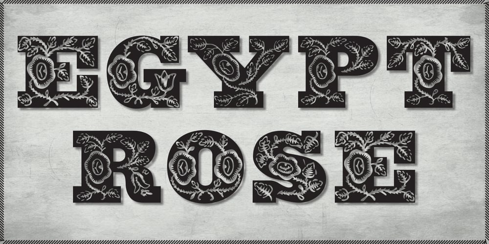 Egypt Rose font