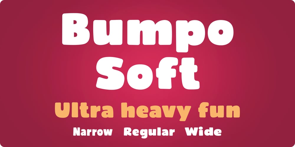 Bumpo Soft font