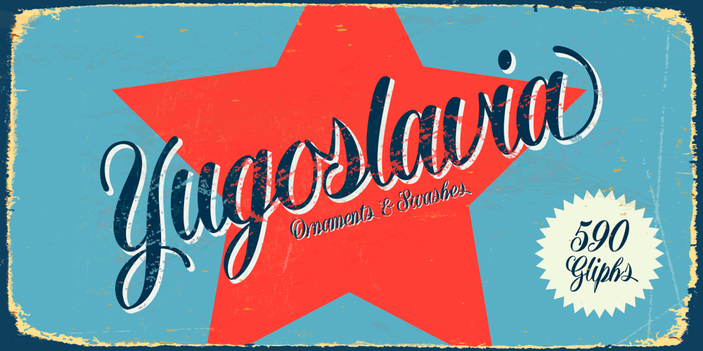 Yugoslavia font