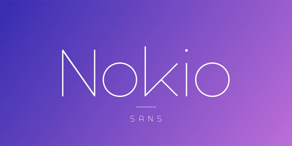 Nokio Sans font