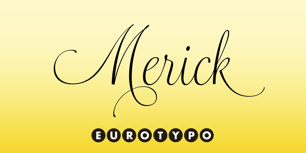Merick font
