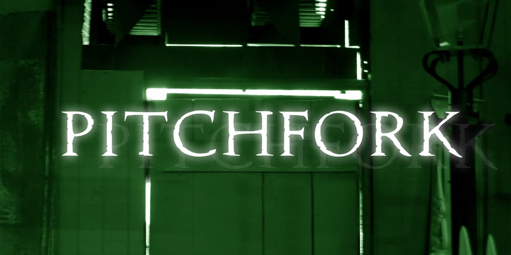 Pitchfork font