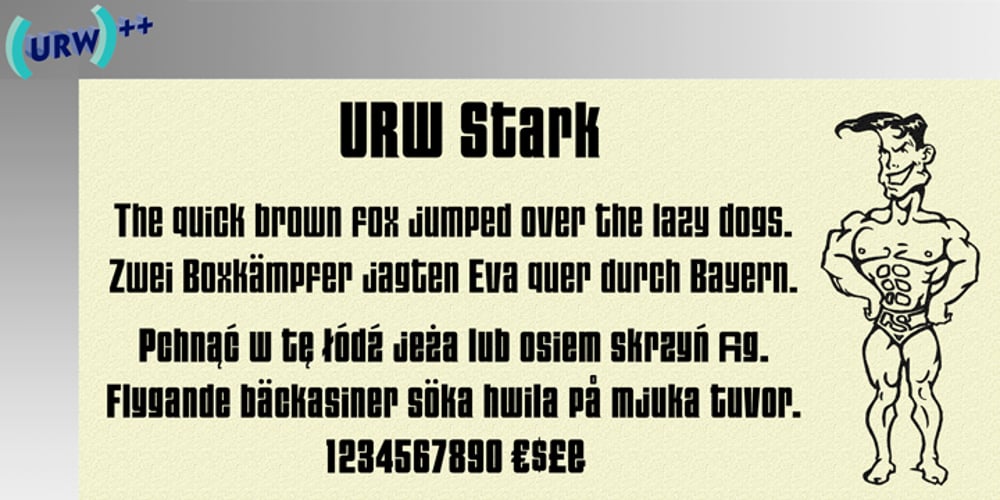 Stark font