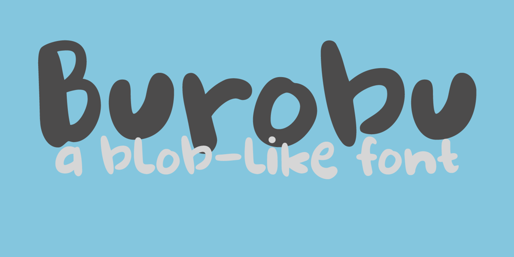 Burobu font
