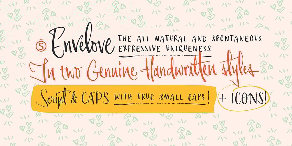 Envelove font