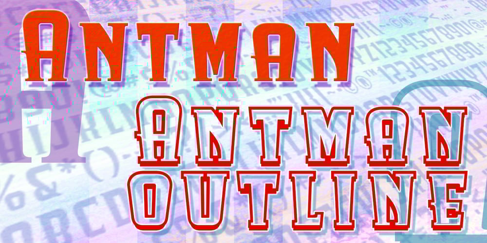 Antman font