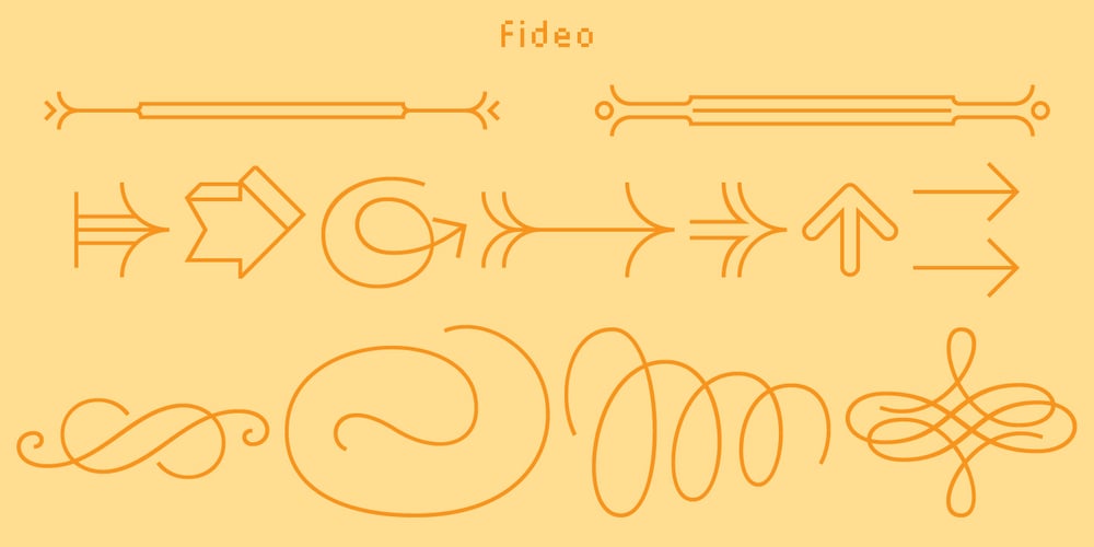 Fideo font