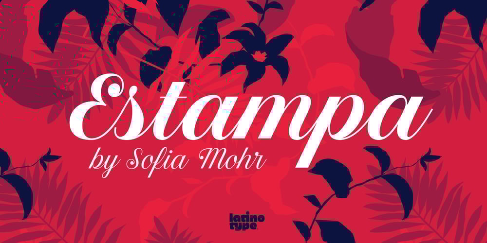 Estampa Script font