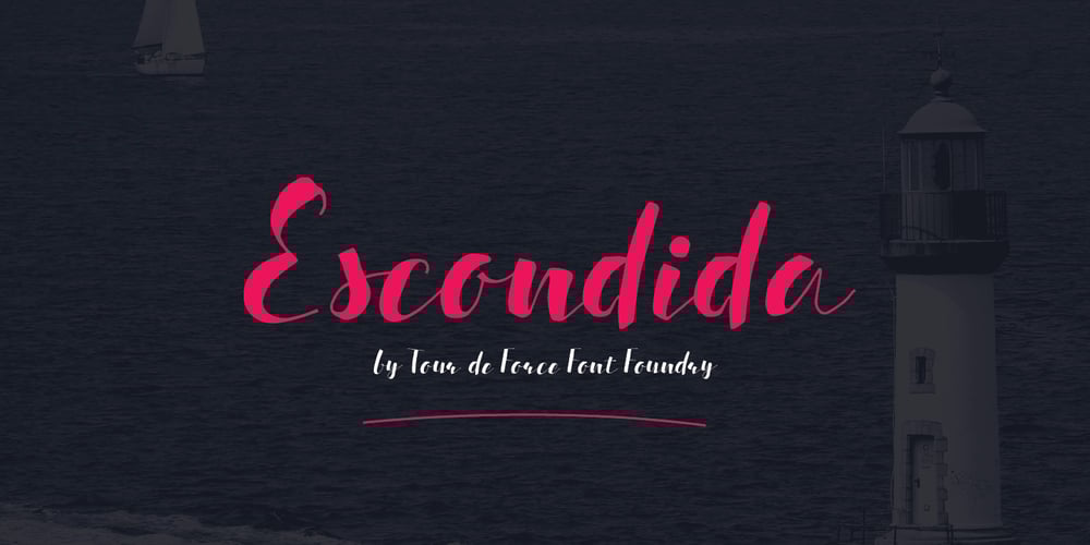 Escondida font