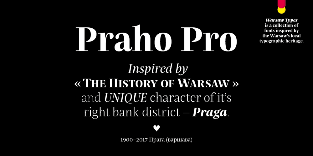 Praho Pro font