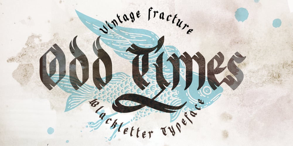 Odd Times font