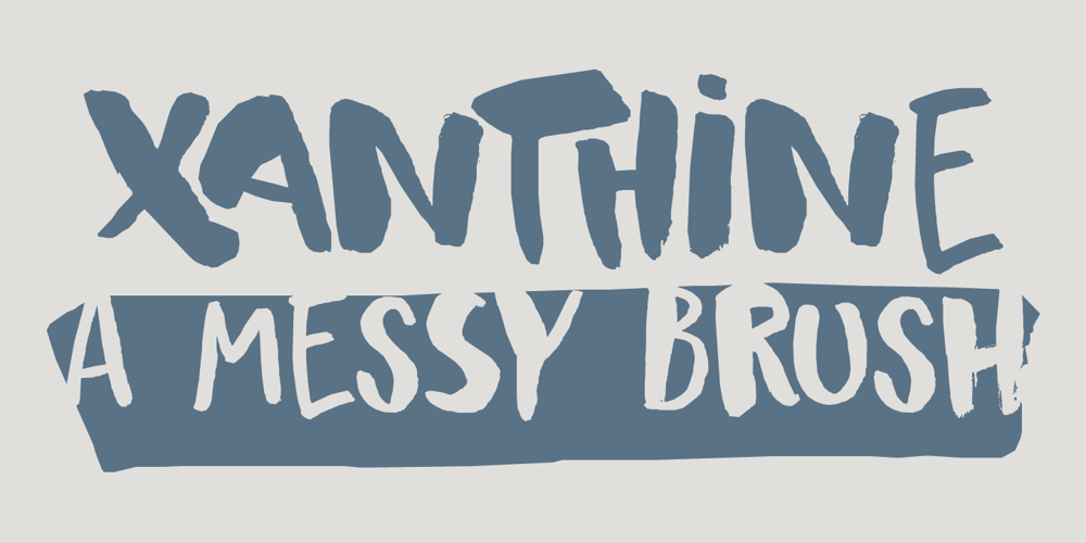 Xanthine font