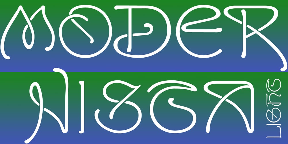 Modernista font