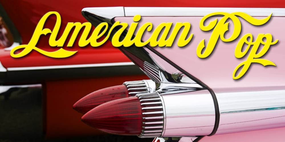 American Pop font