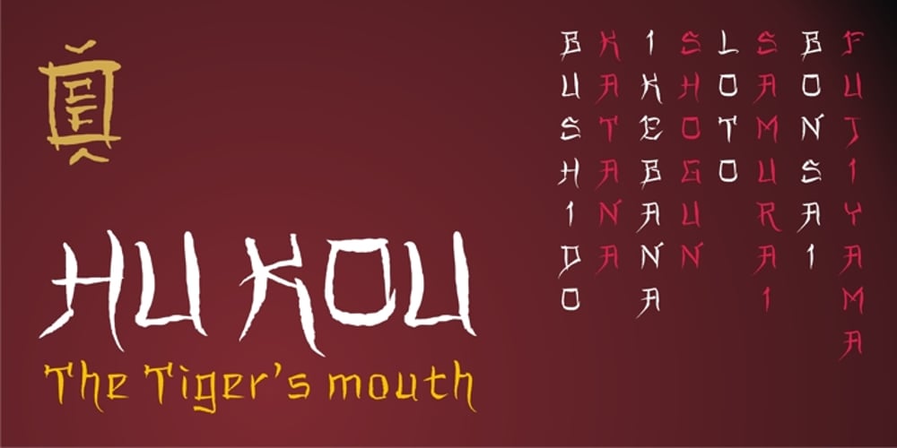 Hu Kou font