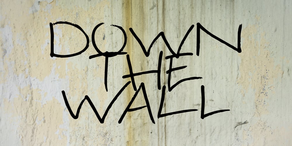Down The Wall font