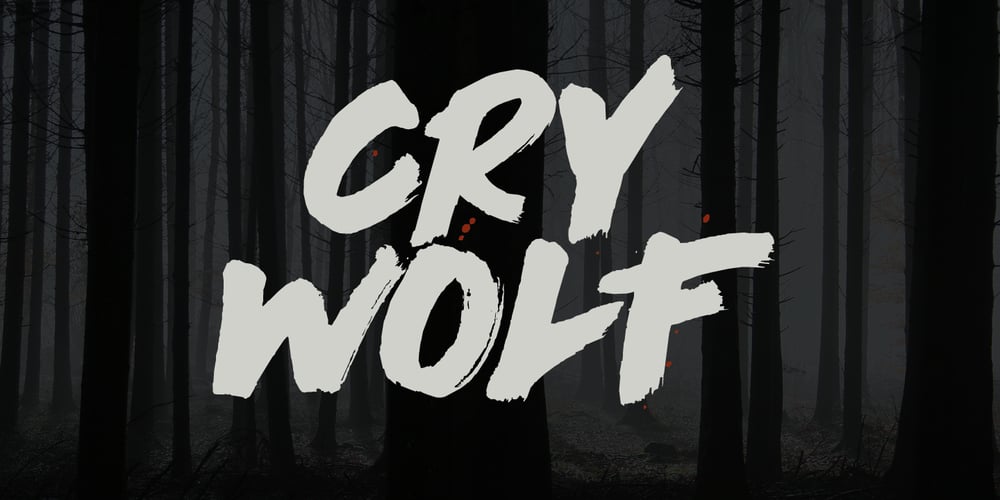 Cry Wolf font