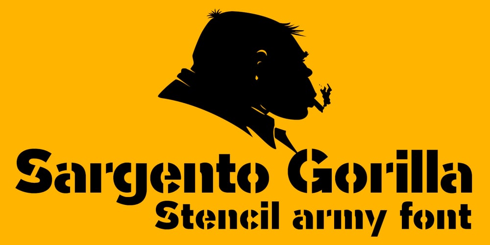 Sargento Gorila font