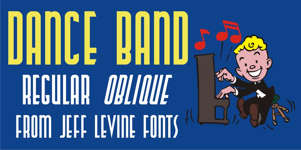 Dance Band JNL font