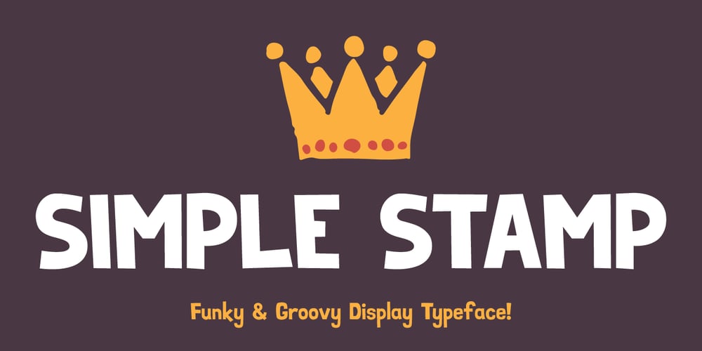 Simple Stamp font