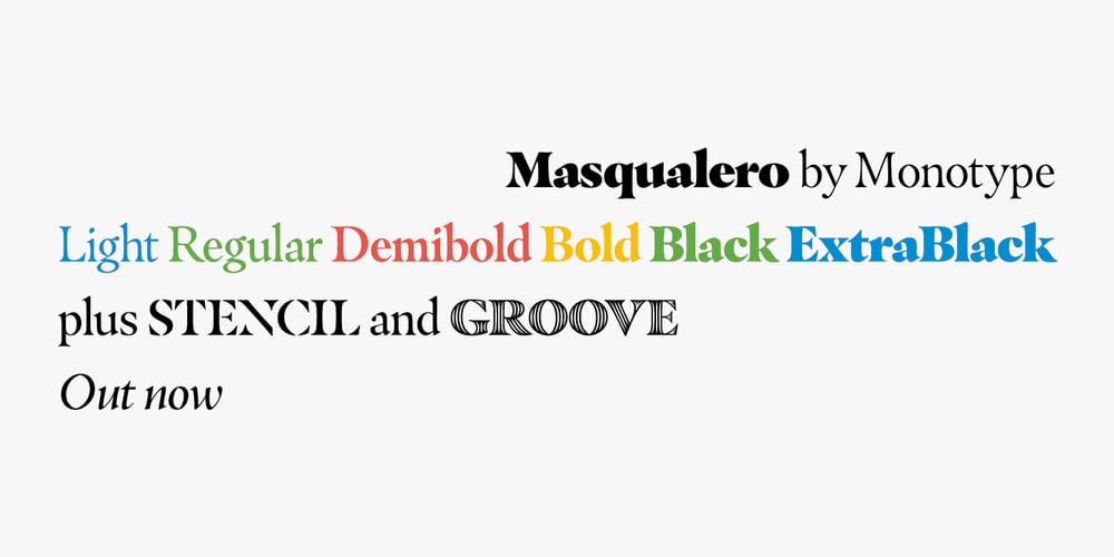 Masqualero font