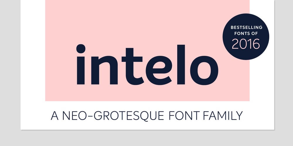 Intelo font