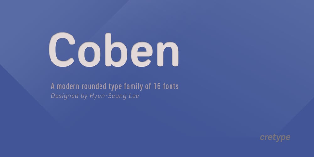 Coben font