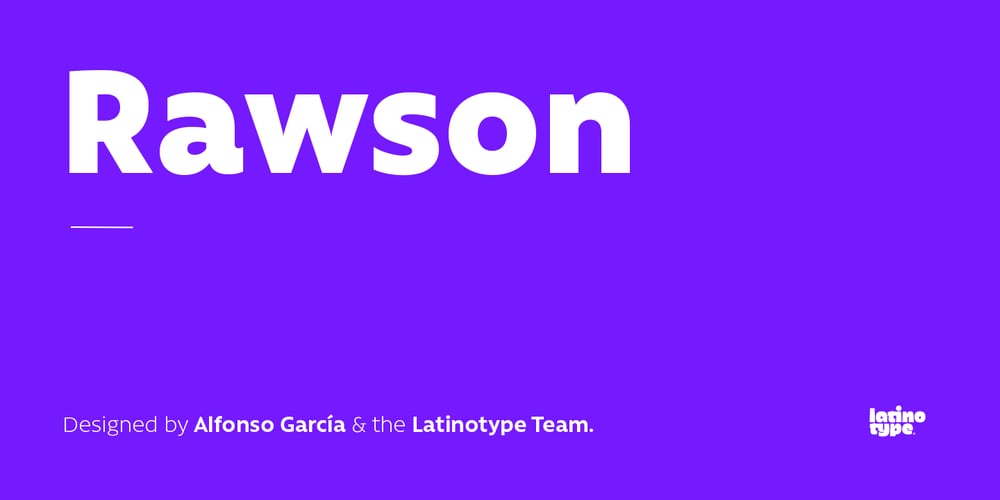 Rawson font