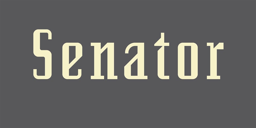 Senator font