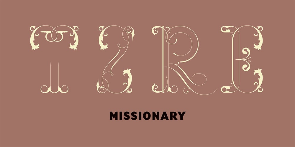 Missionary font