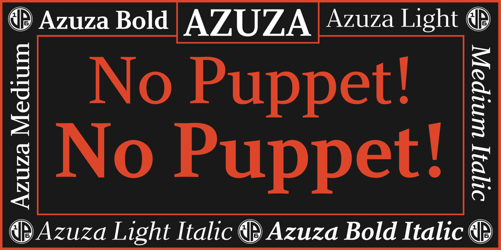 Azuza font