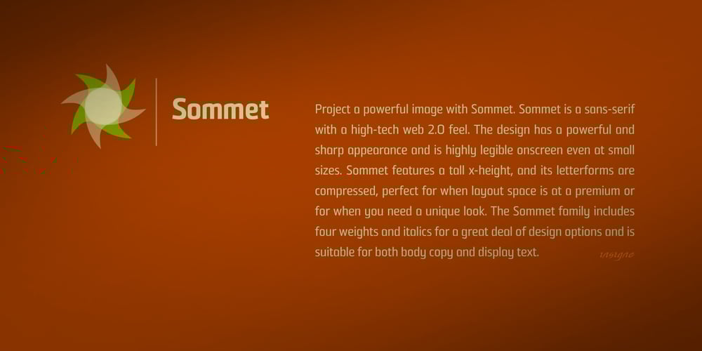 Sommet font