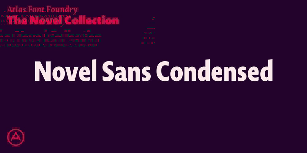 Novel Sans Condensed Pro font