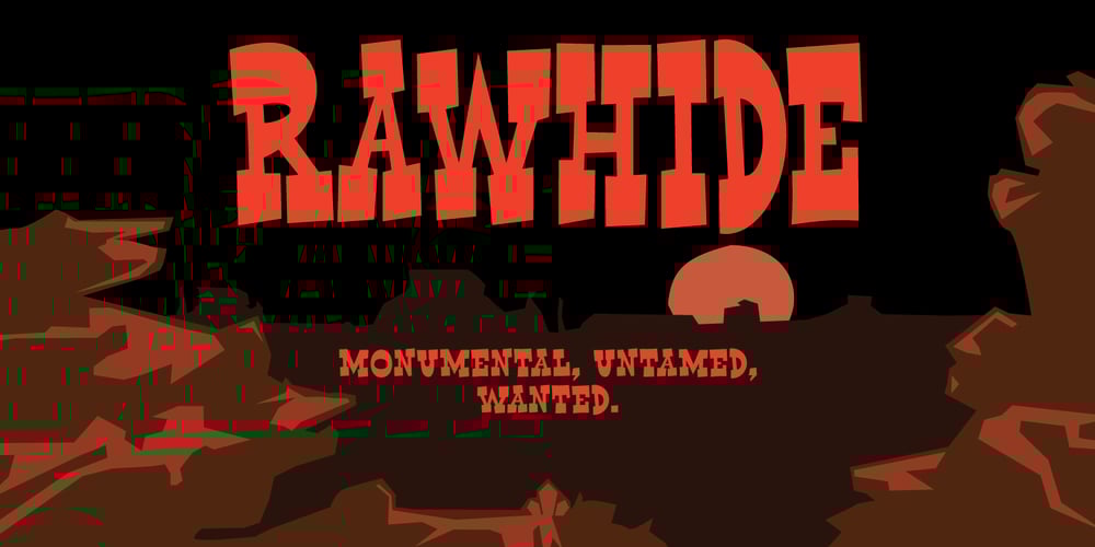 Rawhide font
