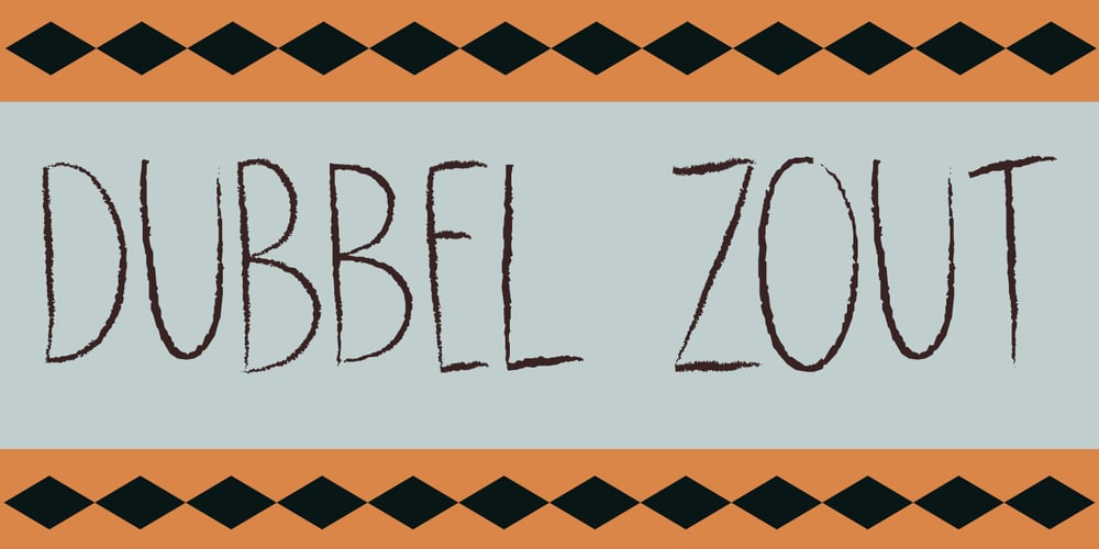 Dubbel Zout font