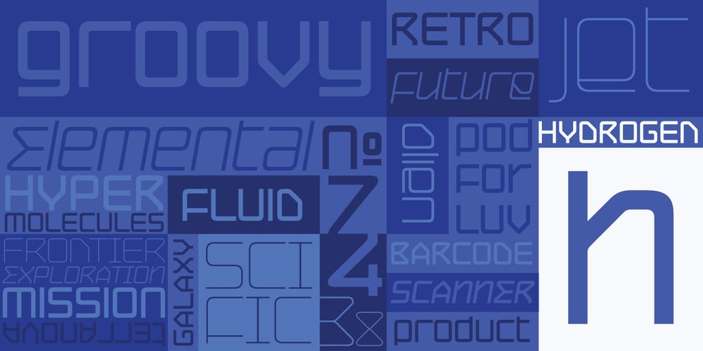 Hydrogen font