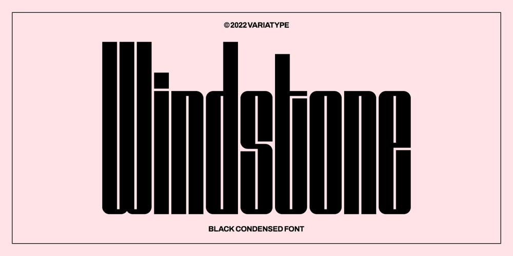 Windstone font