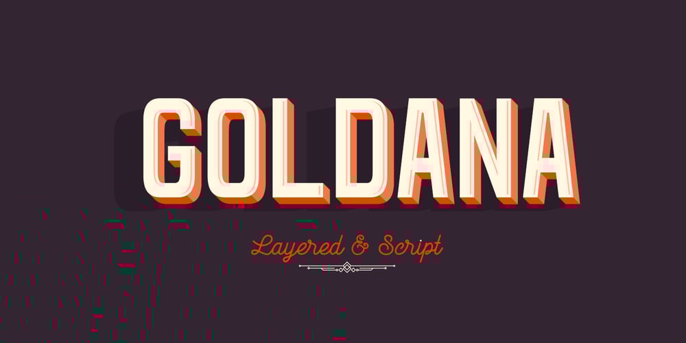Goldana font