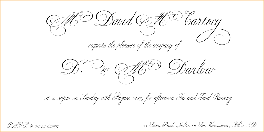 Copper font