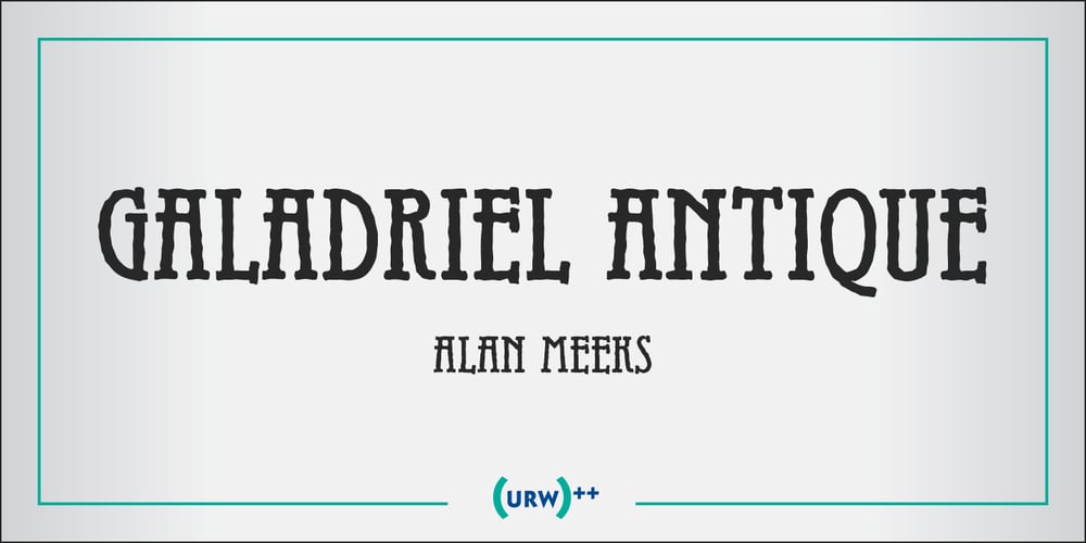 Galadriel Antique font