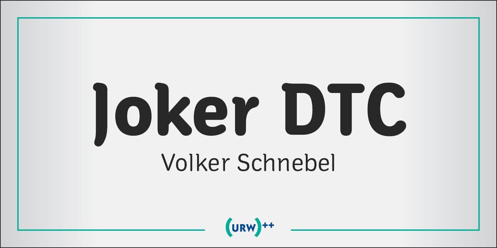 Joker font