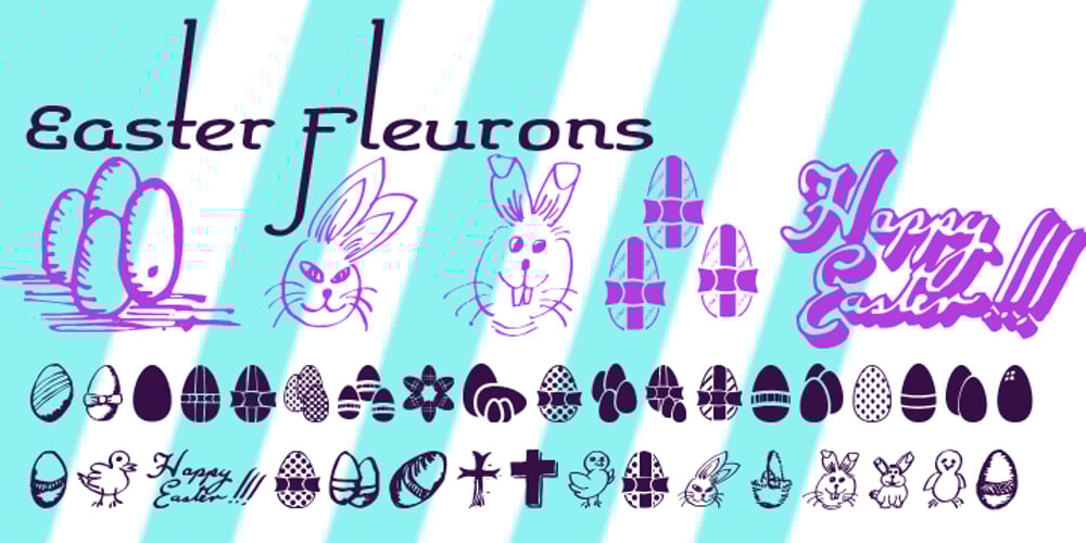 Easter Fleurons font