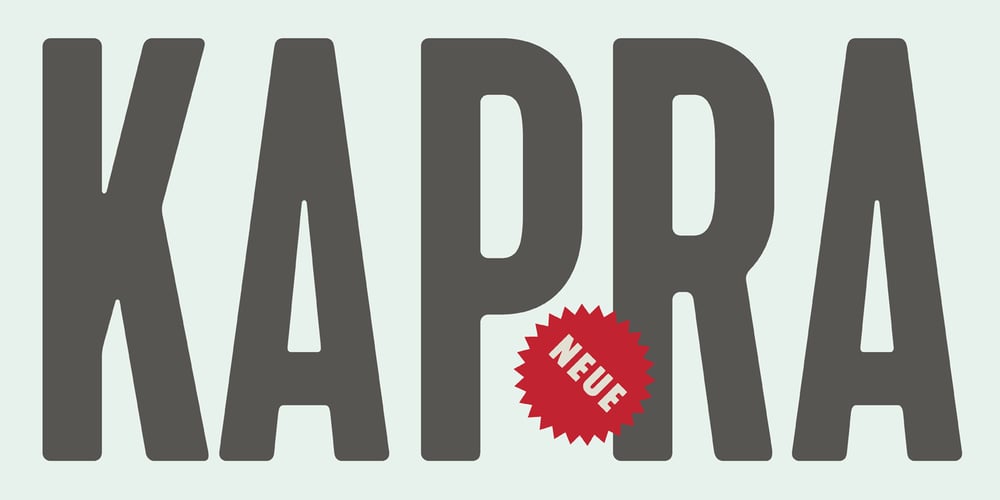 Kapra Neue font