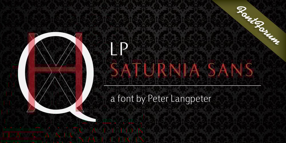 LP Saturnia Sans font