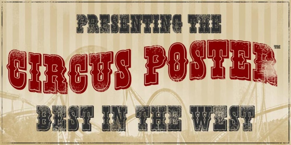 Circus Poster font