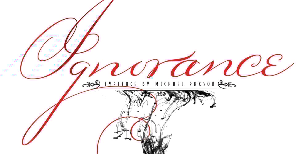 Ignorance font