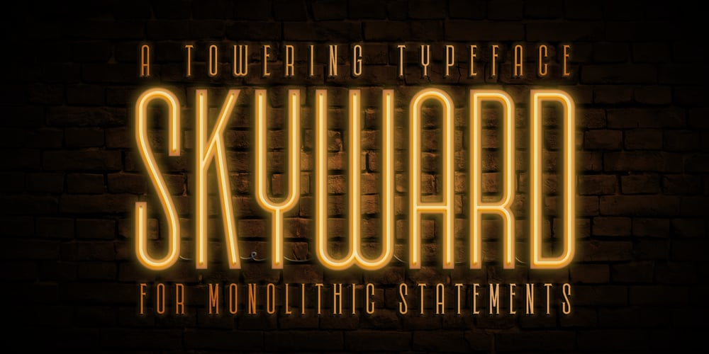 Skyward font
