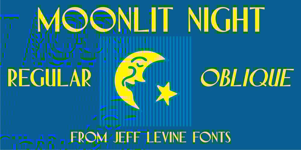 Moonlit Night JNL font