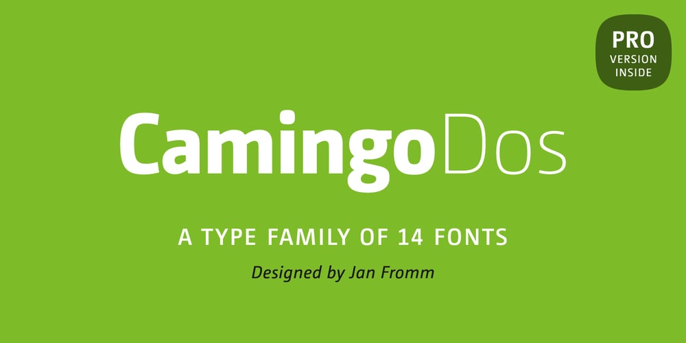 CamingoDos font